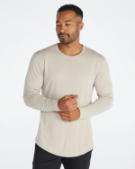 Ribbed Long Sleeve Drop-Cut - Image 2
