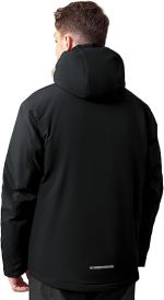 Men's Thermal Waterproof Windproof Jacket Hooded Insulated, Lightweight Winter Snow Coat with Multiple Pockets - Image 6