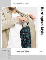 Mens Lightweight Jackets Light Windbreaker Full Zip Casual Work Jacket Golf Business Fall Track Coat with Pockets - Image 6
