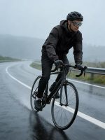 Men's Rain Jacket Windbreaker Waterproof Jacket Raincoat Cycling Running Hiking Gear Hood Lightweight Packable - Image 2