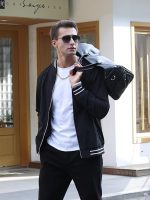 Mens Jacket Bomber Lightweight Windproof Coat for Daily Wear | Men jacket, windproof water-resistant fabric, suitable for spring summer and fall, casual commuting wear, travel and hiking - Image 3