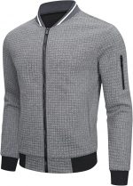 Mens Lightweight Jacket Casual Bomber Jacket Varsity Coat