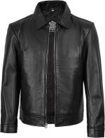 Decrum Vintage Style Mens Leather Jacket - Real Lambskin Classic Shirt Collar Leather Jackets for Men 3.8 3.8 out of 5 stars   (55) - Image 4