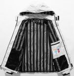 Men's Waterproof Raincoat Windbreaker Lightweight Rain Jacket with Detachable Hood - Image 5