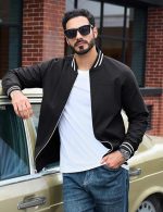 Mens Jacket Bomber Lightweight Windproof Coat for Daily Wear | Men jacket, windproof water-resistant fabric, suitable for spring summer and fall, casual commuting wear, travel and hiking - Image 2