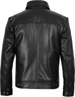 Decrum Vintage Style Mens Leather Jacket - Real Lambskin Classic Shirt Collar Leather Jackets for Men 3.8 3.8 out of 5 stars   (55) - Image 2