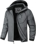 Men's Ski Jacket – Waterproof Warm Snow Coat | Perfect for skiing, snowboarding, winter hiking, and outdoor work. Keeps you warm & dry on job. Built for cold-weather action