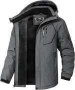 Men's Ski Jacket – Waterproof Warm Snow Coat | Perfect for skiing, snowboarding, winter hiking, and outdoor work. Keeps you warm & dry on job. Built for cold-weather action - Image 3